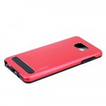 Wholesale Samsung Galaxy Note 5 Aluminum Armor Hybrid Case (Red)